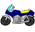 Dibujo Motocicleta pintado por AMALIA