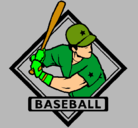 Dibujo Logo de béisbol pintado por jose