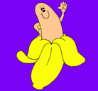 Dibujo Banana pintado por felipe