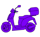 Dibujo Ciclomotor pintado por gabriel2