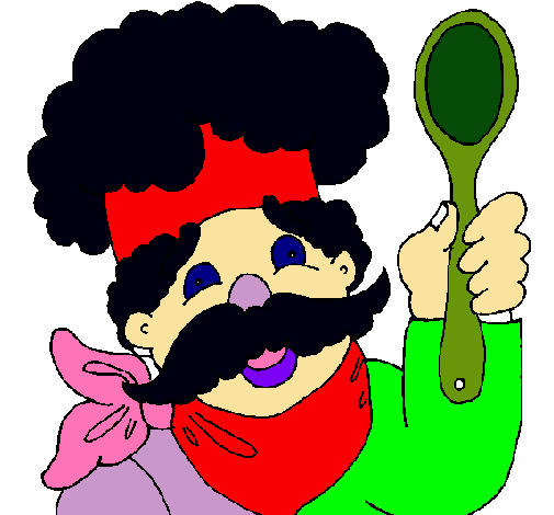 Chef con bigote