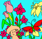 Dibujo Fauna y flora pintado por Alma