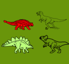 Dibujo Dinosaurios de tierra pintado por benja
