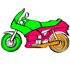 Dibujo Motocicleta pintado por mirandacosgror