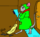 Dibujo La ratita presumida 1 pintado por mario