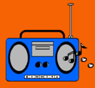 Dibujo Radio cassette 2 pintado por reinaldo