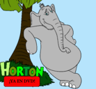 Dibujo Horton pintado por mary