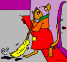 Dibujo La ratita presumida 1 pintado por eldinooo