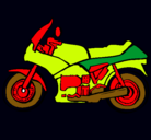 Dibujo Motocicleta pintado por hans