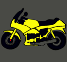 Dibujo Motocicleta pintado por david
