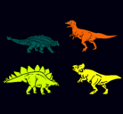 Dibujo Dinosaurios de tierra pintado por rodrigo