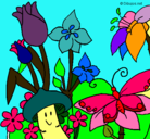 Dibujo Fauna y flora pintado por isidora