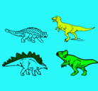 Dibujo Dinosaurios de tierra pintado por BAUTISTA