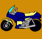 Dibujo Motocicleta pintado por ivan