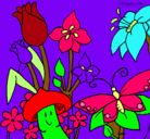 Dibujo Fauna y flora pintado por cristian