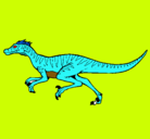 Dibujo Velociraptor pintado por Matías