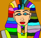 Dibujo Tutankamon pintado por matij