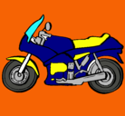 Dibujo Motocicleta pintado por bchcgftdftft