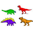 Dibujo Dinosaurios de tierra pintado por PEPE