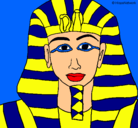 Dibujo Tutankamon pintado por krishna-linda