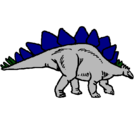 Dibujo Stegosaurus pintado por josemanuelvera