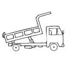 Dibujo Camión de carga pintado por juandi