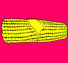 Dibujo Mazorca de maíz pintado por hjkmloiujnnhnbgvcdfr