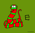 Dibujo Serpiente pintado por eduardocueva