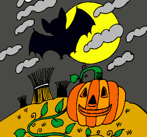 Paisaje de Halloween