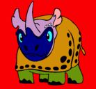 Dibujo Rinoceronte pintado por edgarulises
