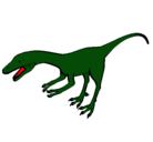 Dibujo Velociraptor II pintado por dinosauri