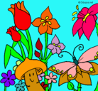 Dibujo Fauna y flora pintado por andreagisselcanomtz
