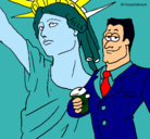 Dibujo Estados Unidos de América pintado por alejandraxD