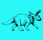 Dibujo Triceratops pintado por triceraptorsebas