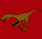 Dibujo Velociraptor II pintado por alejandro