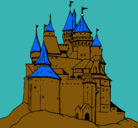 Dibujo Castillo medieval pintado por ORLANDO