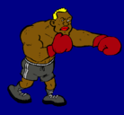 Dibujo Boxeador pintado por pablobuendia