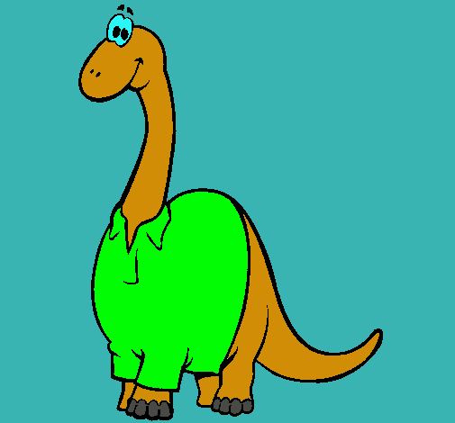 Diplodocus con camisa