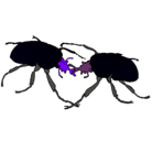 Dibujo Escarabajos pintado por mariajose