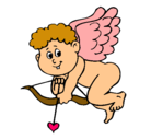 Dibujo Cupido pintado por Tatiana