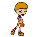 Dibujo Jugadora de básquet pintado por shannaia