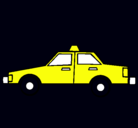 Dibujo Taxi pintado por LEO2905