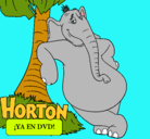 Dibujo Horton pintado por Isidor@