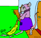 Dibujo La ratita presumida 1 pintado por bonitaalexambiado
