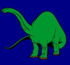 Dibujo Braquiosaurio II pintado por degea