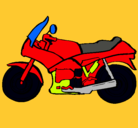 Dibujo Motocicleta pintado por Ander