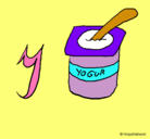 Dibujo Yogur pintado por MHCD