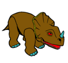 Dibujo Triceratops II pintado por jeferson