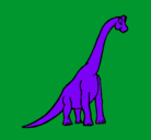 Dibujo Braquiosaurio pintado por Braquioaurio