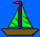 Dibujo Barco velero pintado por josealbertozaragoza.